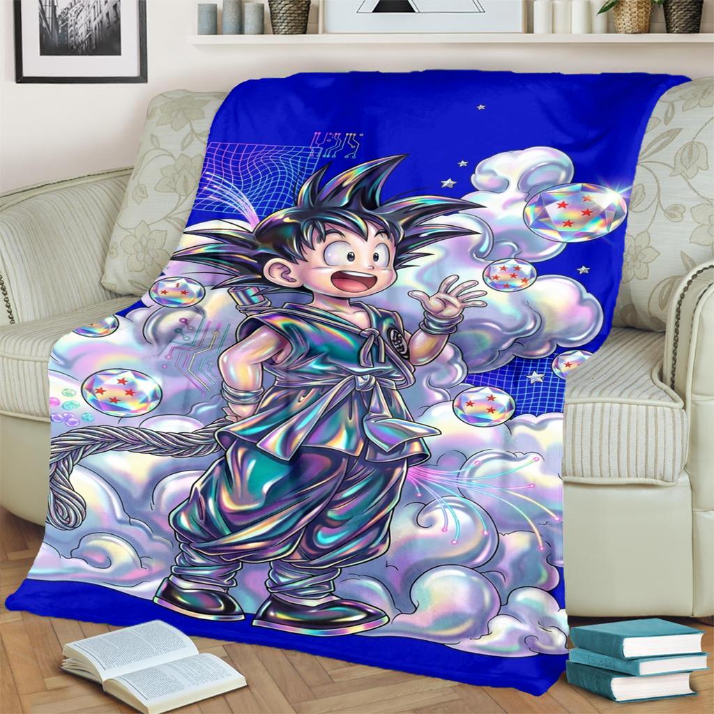 Dragon Ball! Printed Flannel Blanket Soft Comfortable for Bedrooms, Sofas, Beds, Chairs, Picnics, Travel