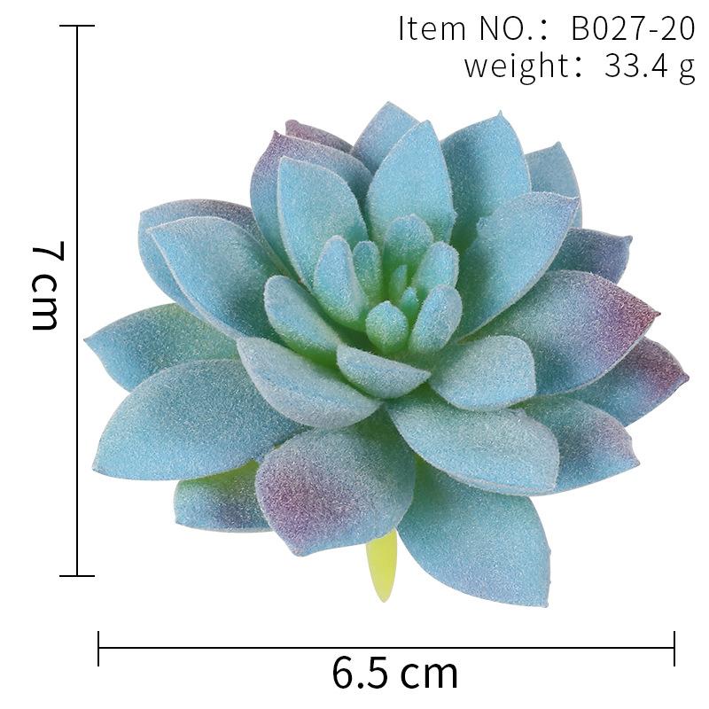 Simulation Succulent Plant Head Small Succulent Plant Head Home Decoration Supermarket Decoration Shooting Props Products