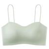 Hot Sale Women's Seamless Wire-Free Push-Up Bandeau Bra with Thin Straps & Beautiful Back Design