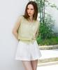 HYFVE Tone-On-Tone Sleeveless Cardigan