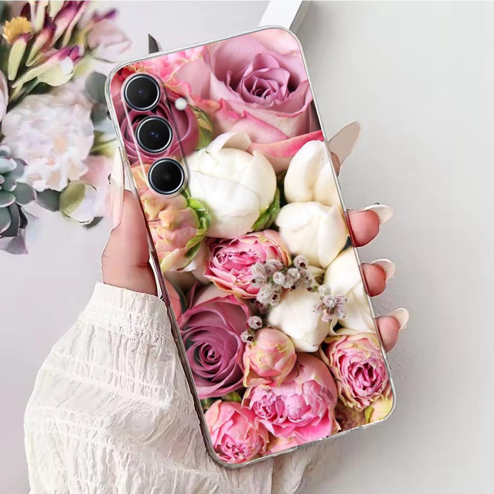 Für Samsung Galaxy A24 4G Hülle Cartoon Weiche Silikon Handyhülle Für Samsung A24 SM-A245F A 24 Rückabdeckung Transparent Fundas Coque