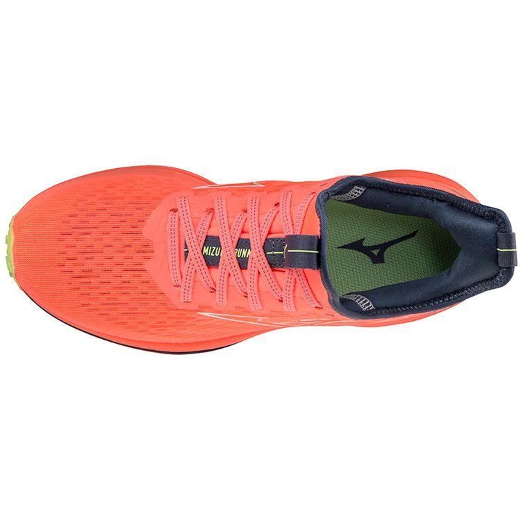 Mizuno Wave Rider Neo 2 Round Toe Lace-Up Fabric Shock Absorbing Non-Slip Durable Breathable Rebound Low-Top Running Shoes Women Sneaker J1GD217802