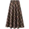 Plaid Skirt For Women, A,line Skirt, Long Skirt With High Waist And Slim Fit