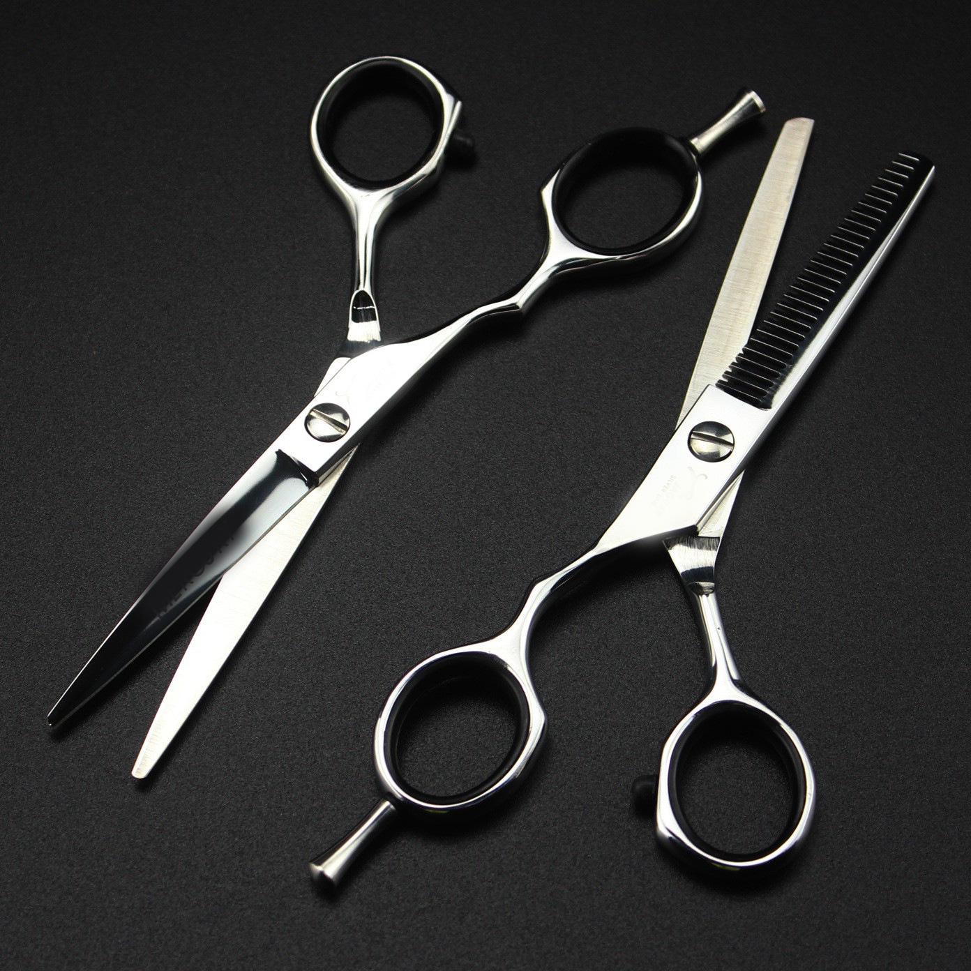 5.5 & 6.0 Left-Handed Straight Shears with Gift Box - Germany 5.5-inch Left-Handed Thinning Shears