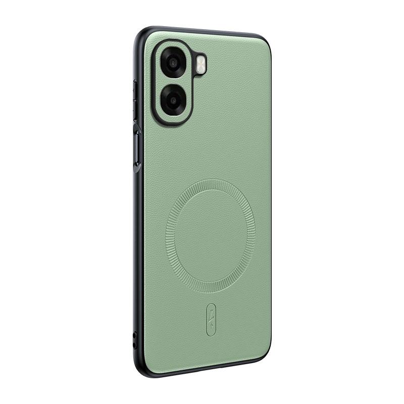 For OPPO A6X A6 A5 A3 A2 Pro Case Luxury Environmentally Leather Back Cover Soft Premium Magnetic Leather Phone Case Anti-knock Shell