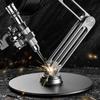 USB Desk Fan Portable Fan Alloy, Small, Folding 360° Rotation, Quiet Table Fan Personal Cooling Fan for Desktop Office Dorm