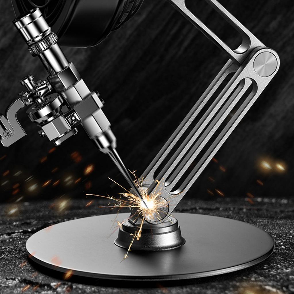USB Desk Fan Portable Fan Alloy, Small, Folding 360° Rotation, Quiet Table Fan Personal Cooling Fan for Desktop Office Dorm