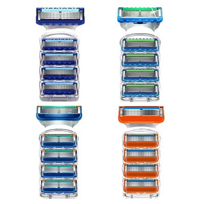 Lâminas de Barbear para Suporte F5 Cabeças de Reposição Cassetes de Barbear para Rosto Lâmina de Aço Inoxidável de 5 Camadas Para Homens