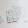 4Sets (200sheets) Retro Macaron Korean Small Fresh Note Book, Student Plaid Note Book
