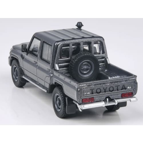 JADI B Toyota Land Cruiser Double Cab LC79 14" Graphite Gray LHD 1/64 Scale Model PA55682