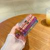 Colorful Gradient Galaxy Z Flip7 Magnetic Folding Phone Case - Transparent & Protective