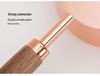 Belly Cup Rose Gold & Walnut Wood Measuring Spoon and Acacia Cup Set