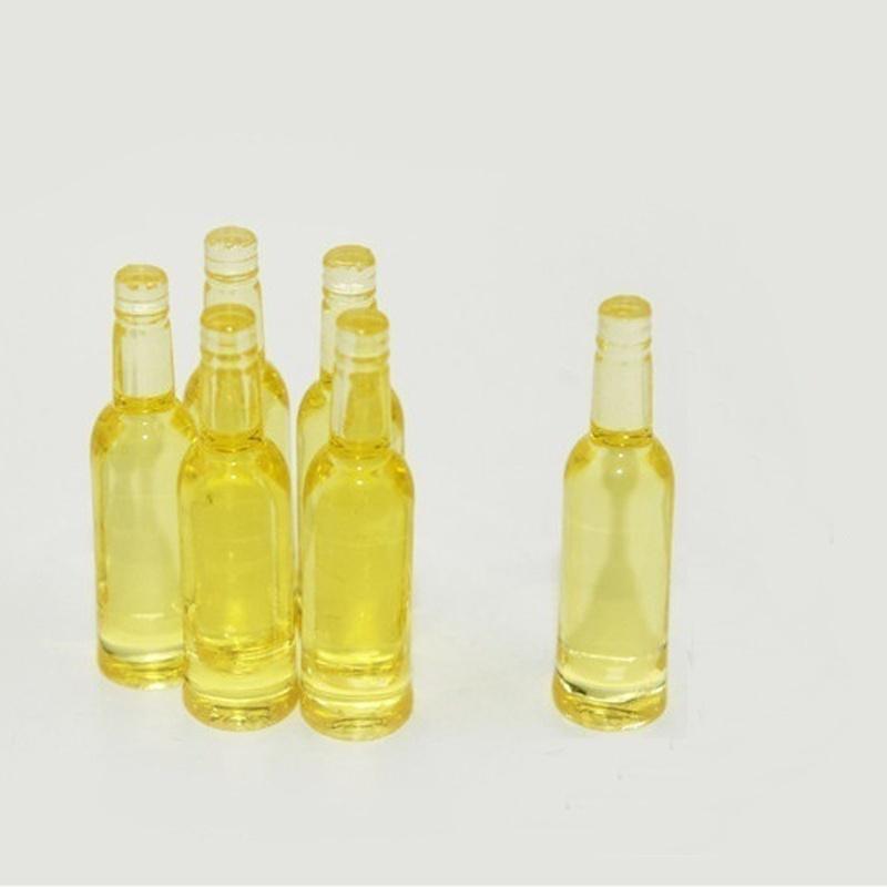 

Мініатюрна модель лялькового будиночка 1:12. Аксесуари. Міні-пляшка вина жовтий