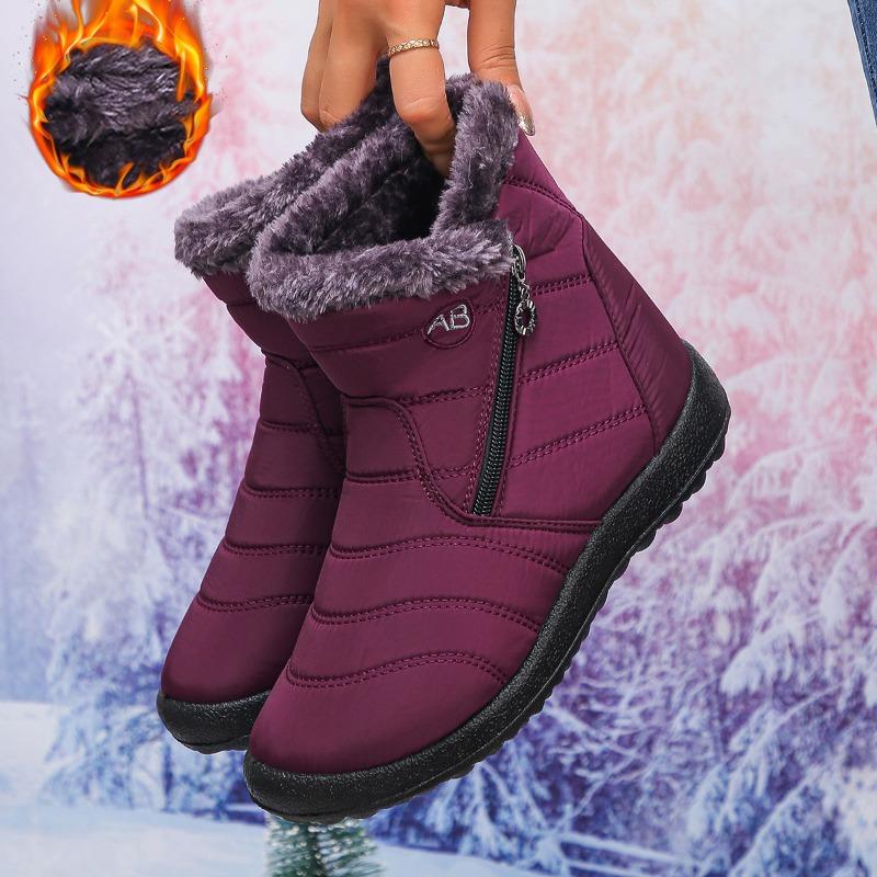 New Cotton Shoes Large Size Women's Shoes Velvet Warm Soft-soled Snow Boots Women's Thickened Winter Women's Shoes