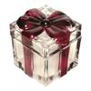 Fulaivenci European Retro Crystal Glass Bow Candy Jar