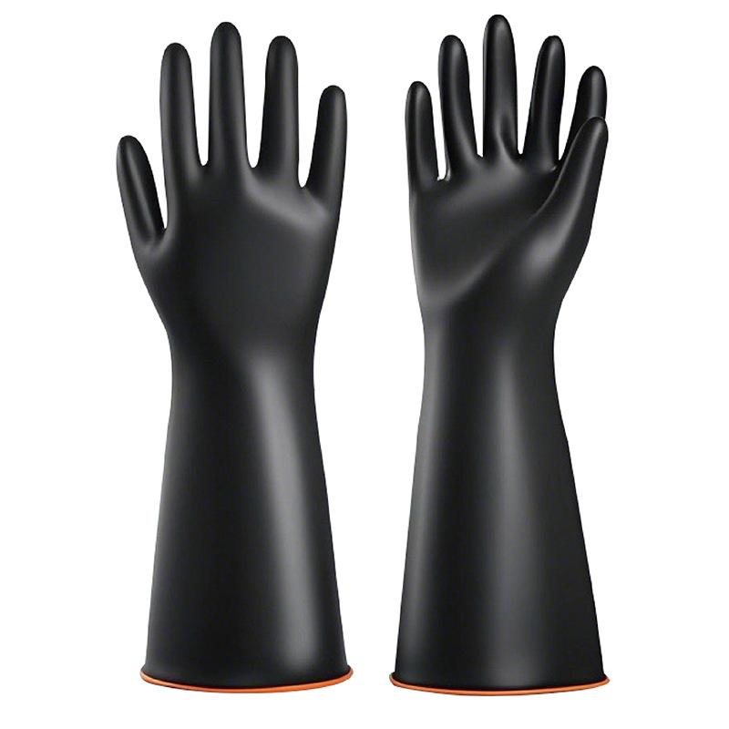 

Chemical & Acid-Resistant Industrial Latex Gloves - Extended, Thickened, Corrosion & Wear-Resistant