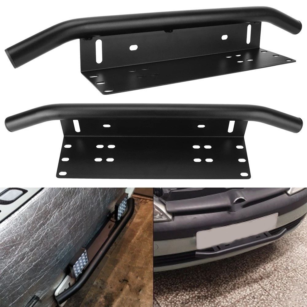 Anticorrosion Registration Plate Holder Waterproof Car License Plate Bracket  European