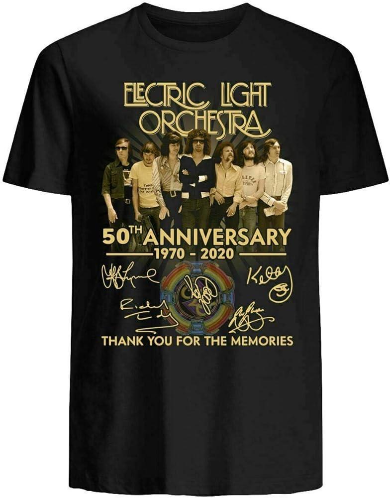 Vtg Electric Light Orchestra Elo 50Th Anniversary Cotton Black T Shirt US164 XXXL