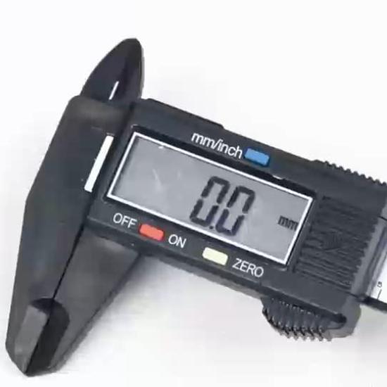 Digital Vernier Carbon Large LCD Precision Measuring Outer Inner Step Battery Included Caliper, 0-150mm, Fiber, Display, Work, Carpentry, DIY, Tool,