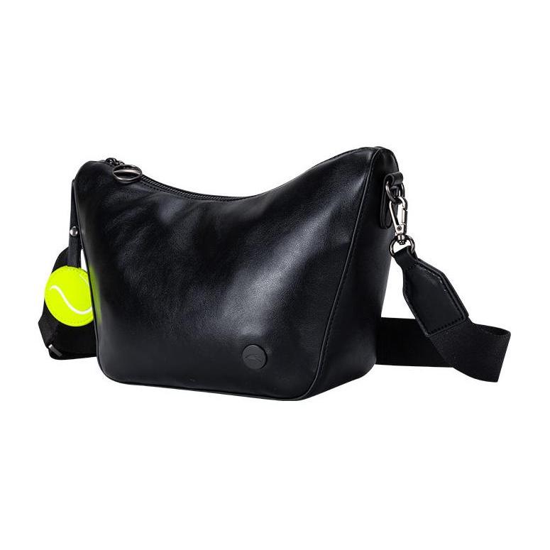 New Anta Life Collection PU Crossbody Bag, Shoulder Bag Regular Unisex Black 192428129-1