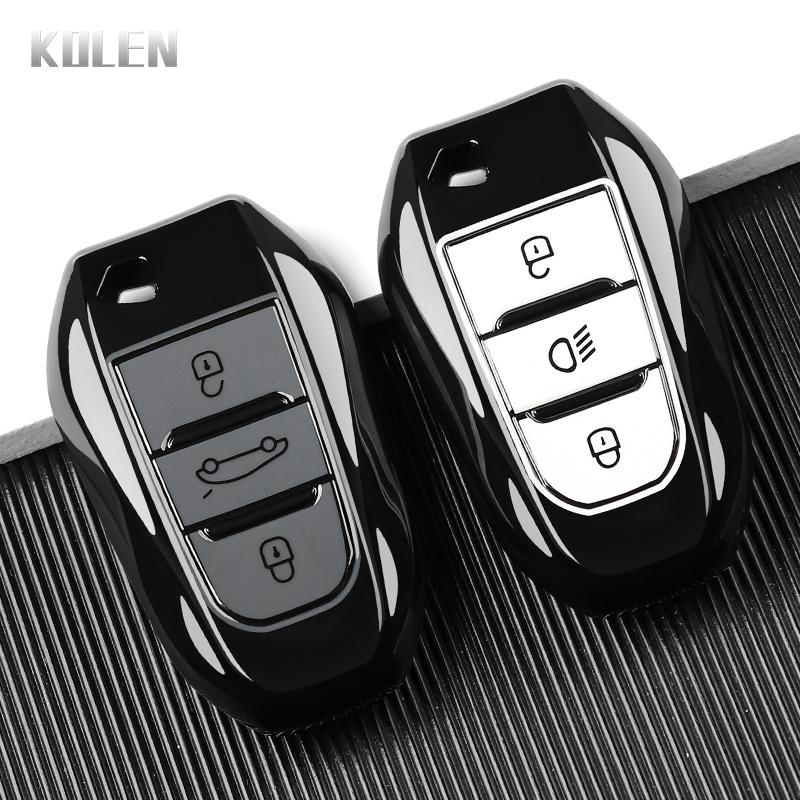 New Tpu Car Key Case Cover For Peugeot 2008 3008 4008 5008 308 408 508 Citroen C1 C2 C4 C6 C3-Xr Picasso Grand Ds3 Ds5 Protector
