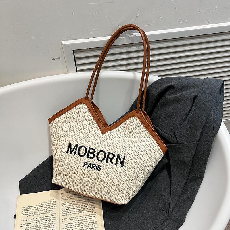 

Simple casual bag women s 2025 spring new simple casual shoulder your armpit bag fashionable casual tote bag коричневый