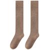 Women's Wool Over-the-Knee Fleece-Lined White Socks - Imitation Cashmere Long, Maternity Plus Size, Thick, Warm, Autumn & Winter Style