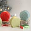 Silicone Crafting Mold Ornament Moulds Christmas Series Sculpture Moulds Figurines Molds Silicone Texture for Craft