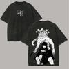 Anime Jujutsu Kaisen Makora T-Shirt Herren Damen Kleidung Gothic Hip Hop Y2k Gewaschenes T-Shirt Sommer Kurzarm Baumwoll-T-Shirts Oberteile