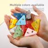 1pcs Creative Triangle Clip Bill Clip Book Paper Corner Clip Binder Clip For Desk Storage Shelf Office Desktop Organizer