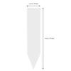 100 Pcs Plastic Flower Plant Name Gardening Stake Tag Label Marker (White)