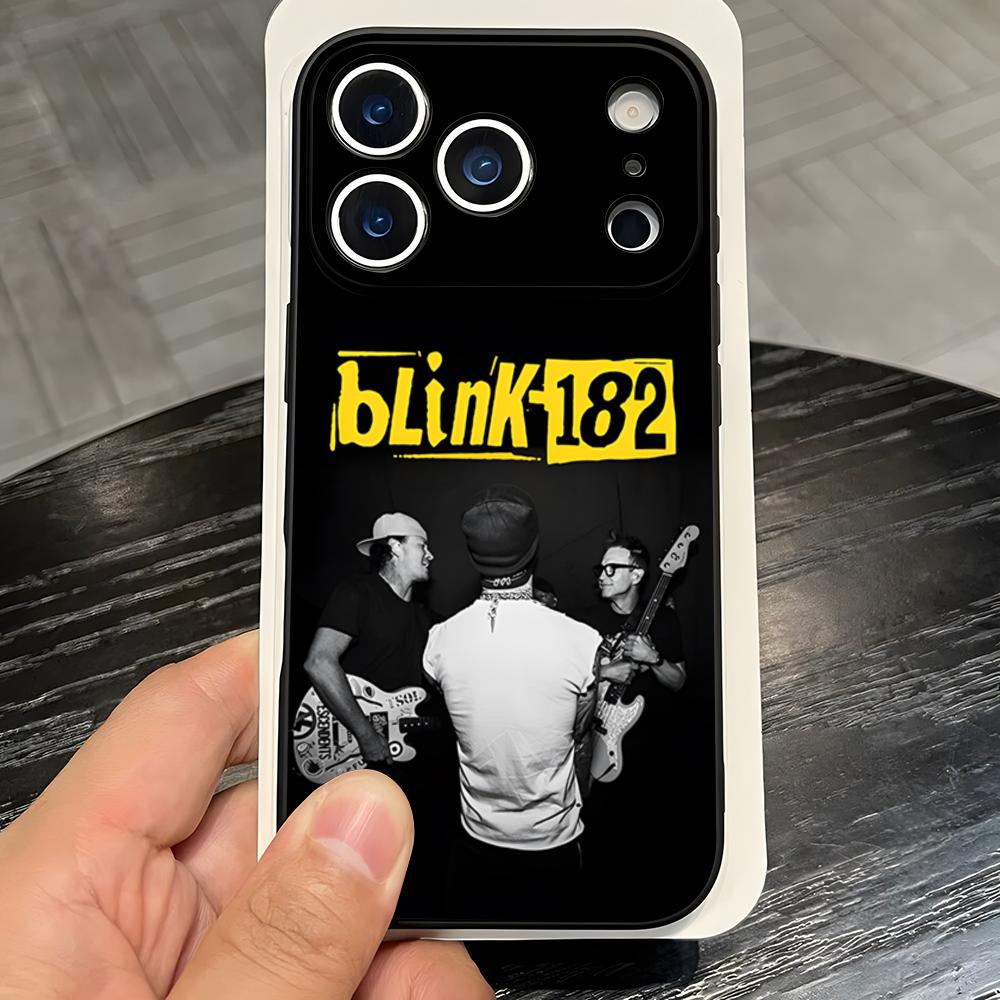 

Blink-182band Phone Case For IPhone 17 Pro Max 16 15 14 Pro Max 13 11 X Xs Xr 8 7Plus Silicone Cover iPhone 15