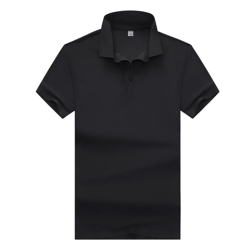 Herren 2024 Ice Silk Seamless Poloshirt - Kurzarm-Business-T-Shirt