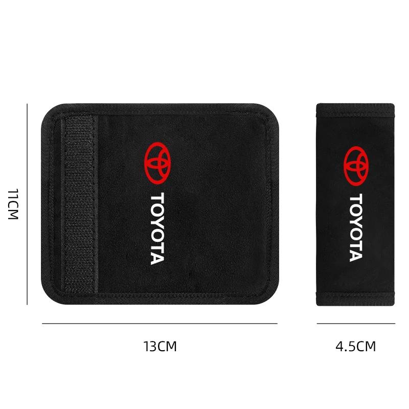 Toyota 2026 Novas Calotas Capa de Maçaneta de Porta de Carro Capas Macias de Pelúcia para Maçaneta de Porta de Carro Suporte de Teto de Carro Proteção F Adesivo de Carro