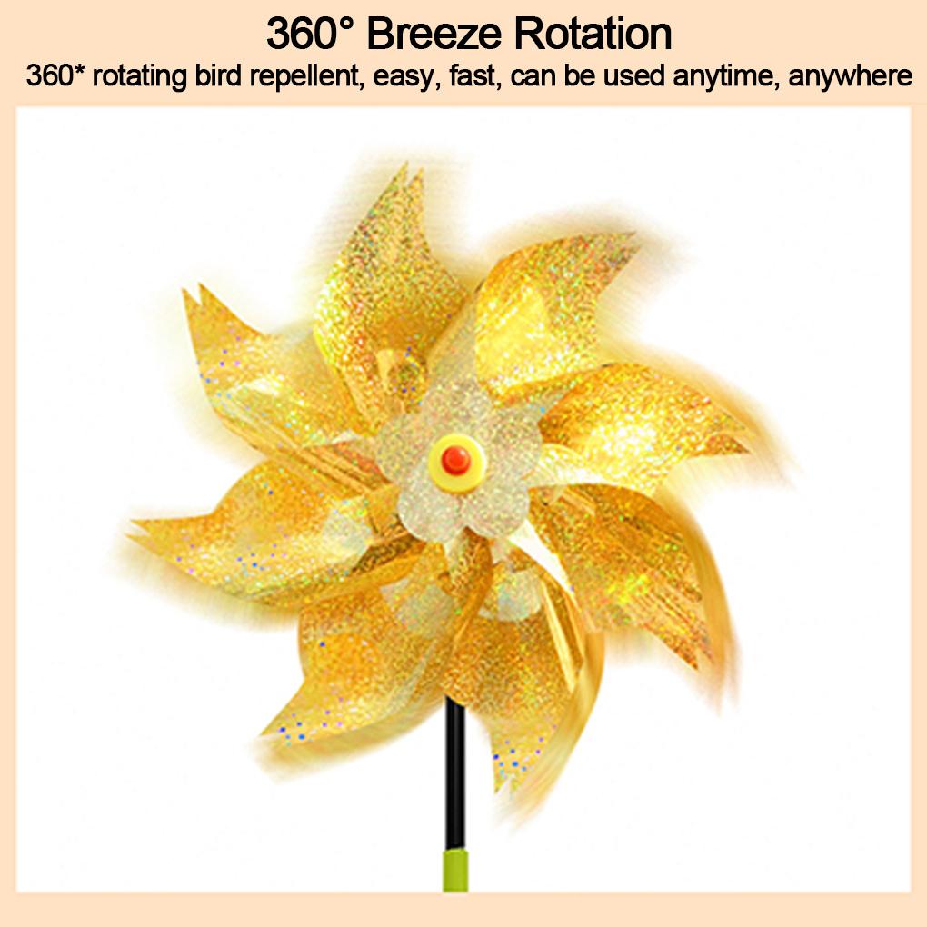 10piece Yard Windmill Bird Repeller Scare Birds Away Effectively Windmill Garden Bird Scare Pinwheel