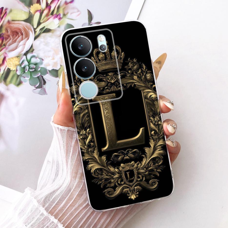 For Vivo V29 Pro Case V2251 Cute Crown Letters Cover Soft Slim Phone Case For Vivo V29e V 29 Pro VivoV29 E V2317 Back Cover Bags