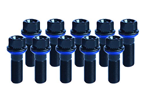 

Mercedes-Benz [R14 M14 x 1.5] [40 мм] Длинный болт для колеса, черный, набор из 10 шт.