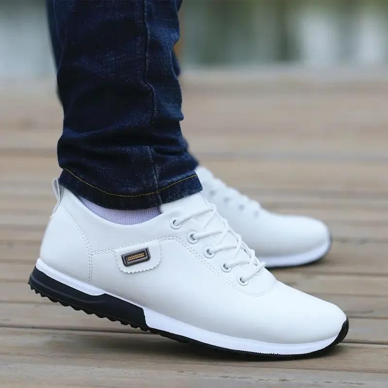 Business Herren Lederschuhe Trendy Sneakers Männlich Outdoor Atmungsaktive Wanderschuhe für Männer Sommer Neue Loafer Herrenschuhe