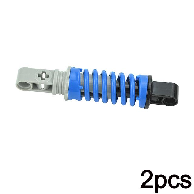 Building Blocks Technical Parts Soft Hard Spring Shock Absorber Compatible Assembles Particles 76138 76537 61903 92693 57515