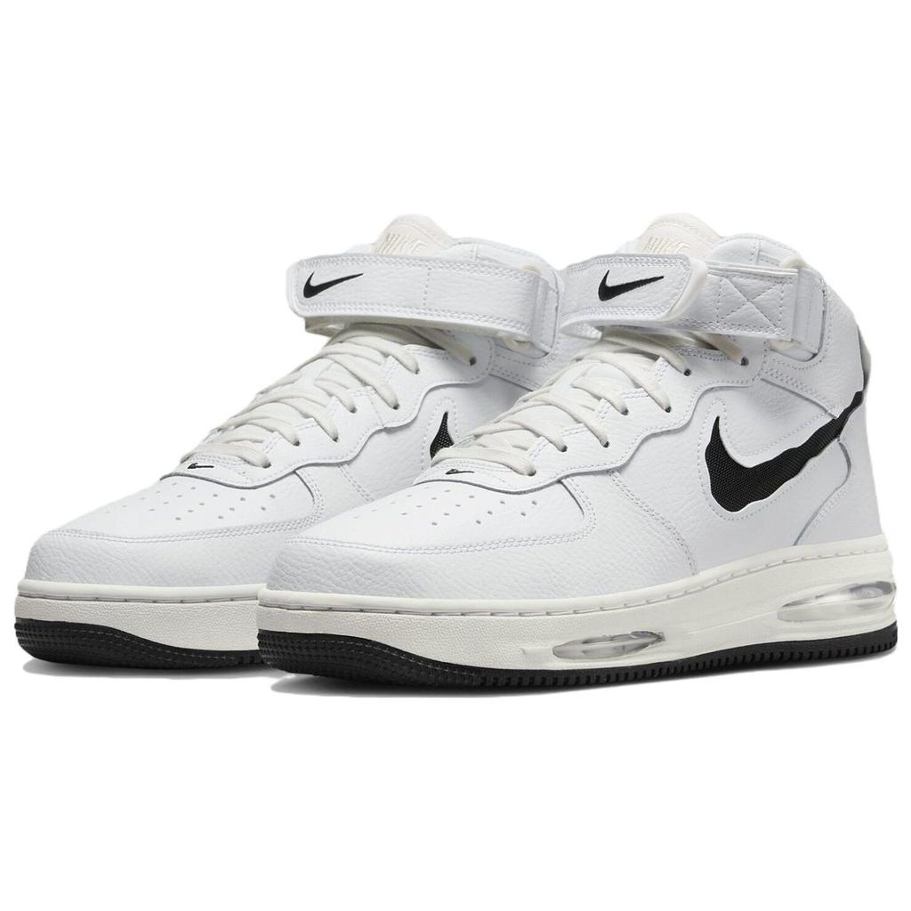 Nike Air Force 1 Mid Evo White Black Men Sneakers Summit-White Sail FB1374-101