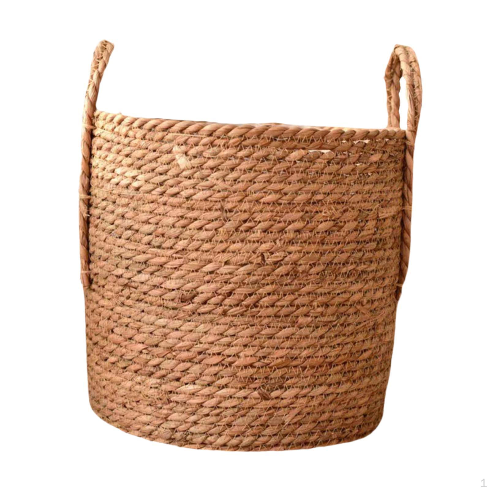 

Плетеная корзина для растений, переносной декоративный многоцелевой цветочный горшок, контейнер Small