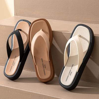 Fashion Casual Flip Flops Women Shoes for Outdoor Wear 2025 New Anti Slip and Anti Odor Slippers Women Beach Sandals Summer Women Shoes