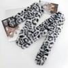 Leopard Print Furry Plush Belt Sexy Tassels Waistband Y2K Waist Belt  Costumes Accessory