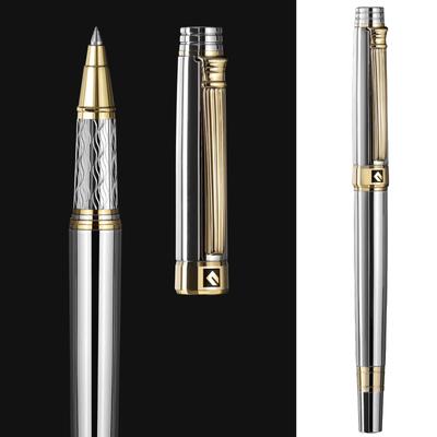 Ballpoint Pen Women 24K Gold Finish Stunning Luxury Pen Schmidt Ink Best Rollerball Pen Gift Set Premium Birthday Present Gift Luxury, Men's KEYZOR-