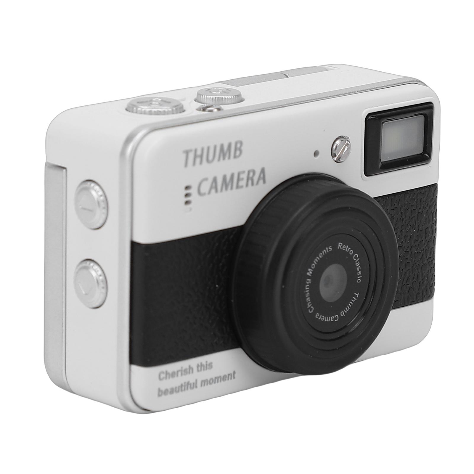 

Keychain Camera 4K 68MP Digital Camera with 1.47in Flip Screen Fill Light Portable Small Selfie Camera Camcorder for чорний