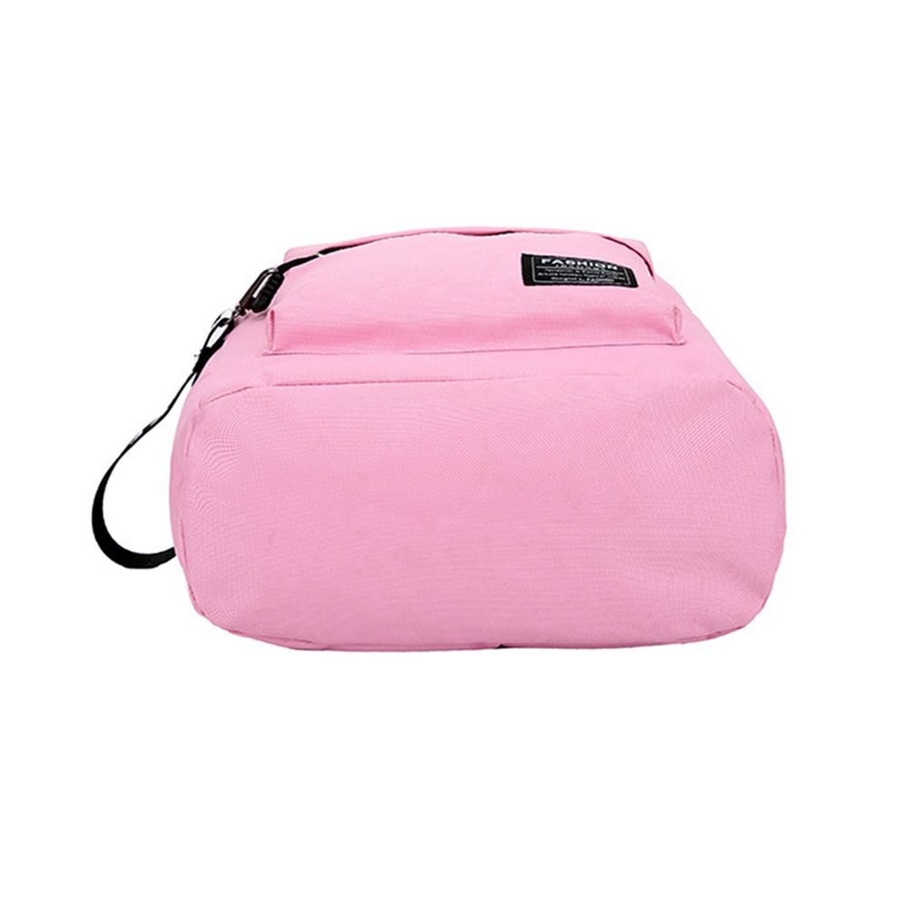 Μοντέρνα casual backpack μονόχρωμη σχολική τσάντα ανδρική και γυναικεία αδιάβροχη πάνινη τσάντα πλάτης ταξιδιού