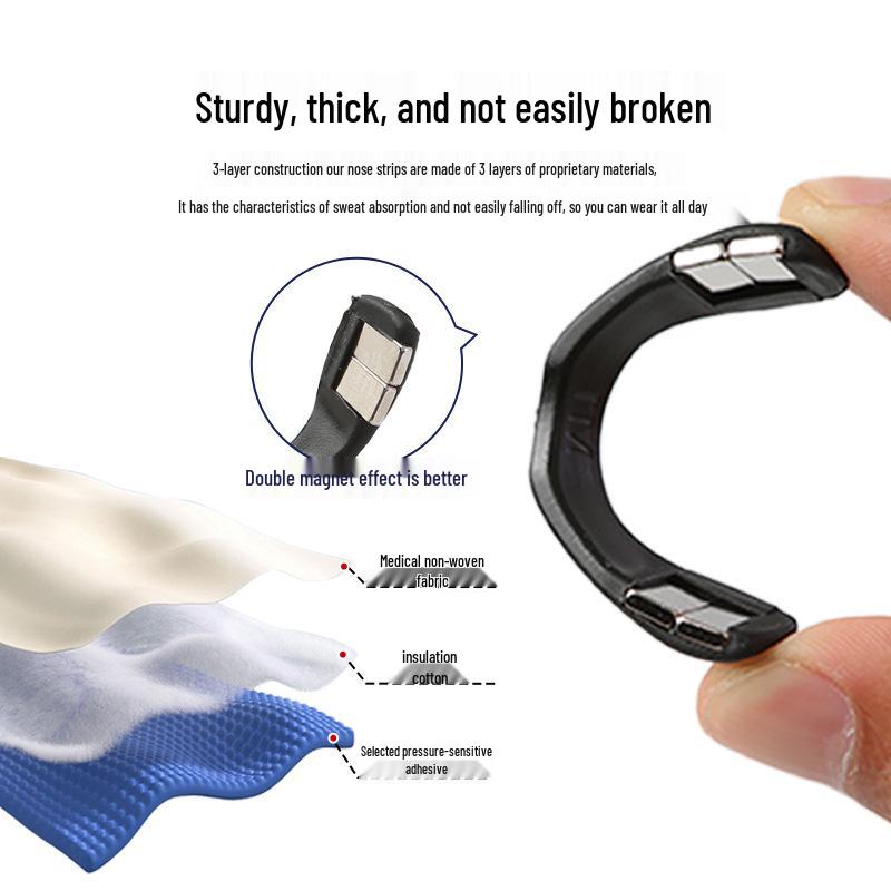 Magnetischer Anti-Schnarch-Nasenclip & Nasendilatator für Männer & Frauen