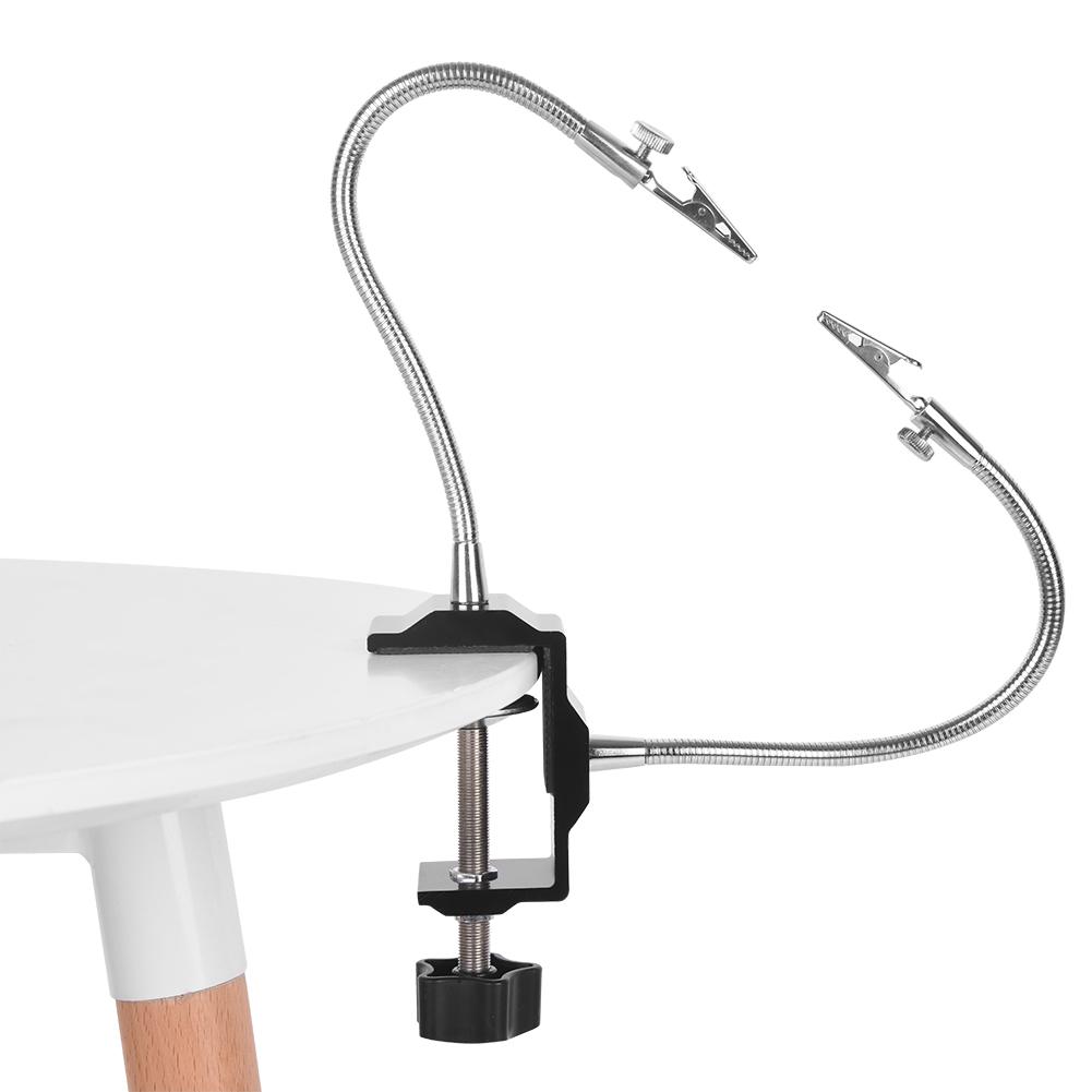 Universal Metal Arm Electric Iron Holder Solder Station Clamp for Diy Soldering PCB