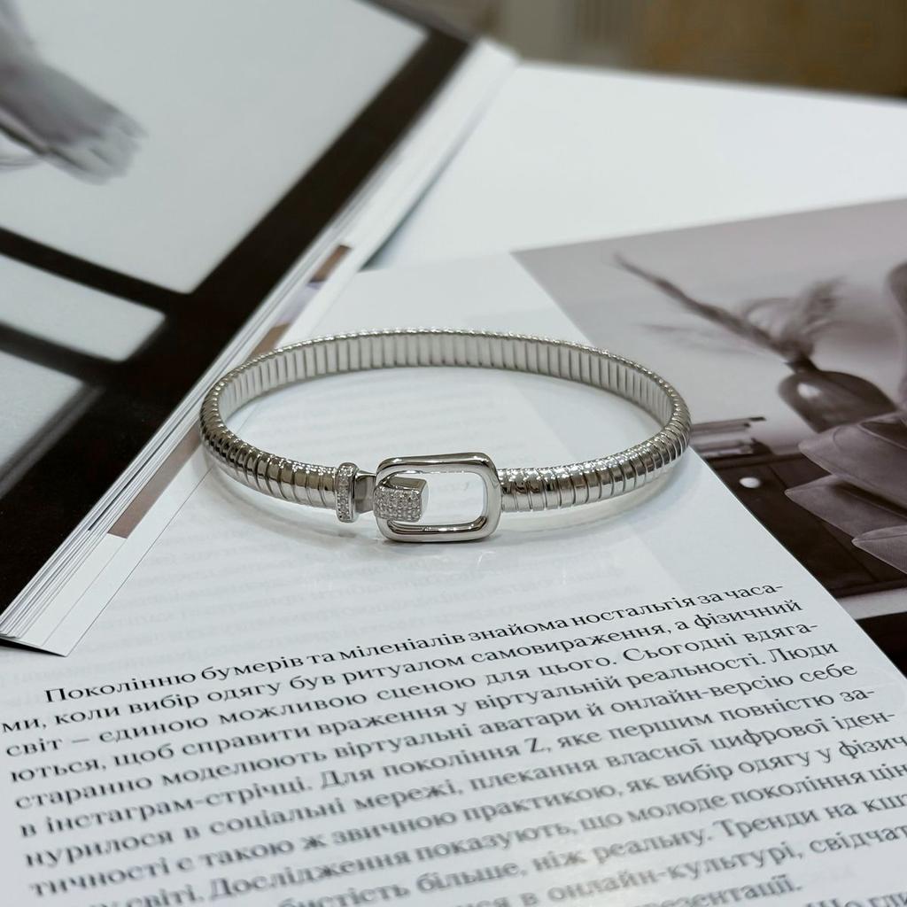 Серебряный браслет с без камней, вес изделия 14,88 гр (2175261)