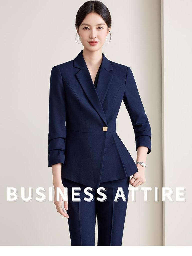 Damen Professionelles Anzugset - Neue Herbst 2025 Formelle Kleidung für Juweliergeschäft, Schönheitssalon und Hotelrezeption